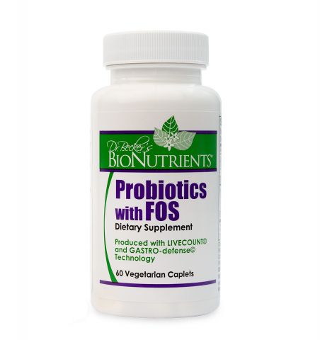 Probiotics with FOS, 9 Strains, 60 Caplets